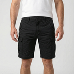 Cargen  - Casual Grey Cargo Shorts For Guys Weekend Wear