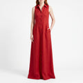 Carmenia  - Sleeveless Maxi Shirt Dress Summer Garden Parties