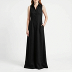 Carmenia  - Sleeveless Maxi Shirt Dress Summer Garden Parties