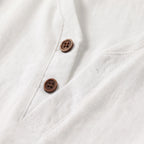 Caspion  - Casual Short Sleeve Henley T-Shirt Casual Weekend Outings