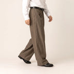 Caturix  - Men's Pleated Wide Leg Trousers Office Wear