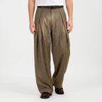 Caturix  - Men's Pleated Wide Leg Trousers Office Wear