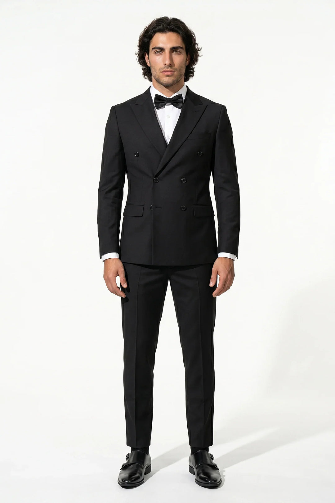 Men's Double-Breasted Two-Piece Suit