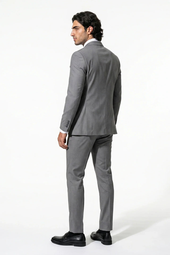 Men's Double-Breasted Two-Piece Suit