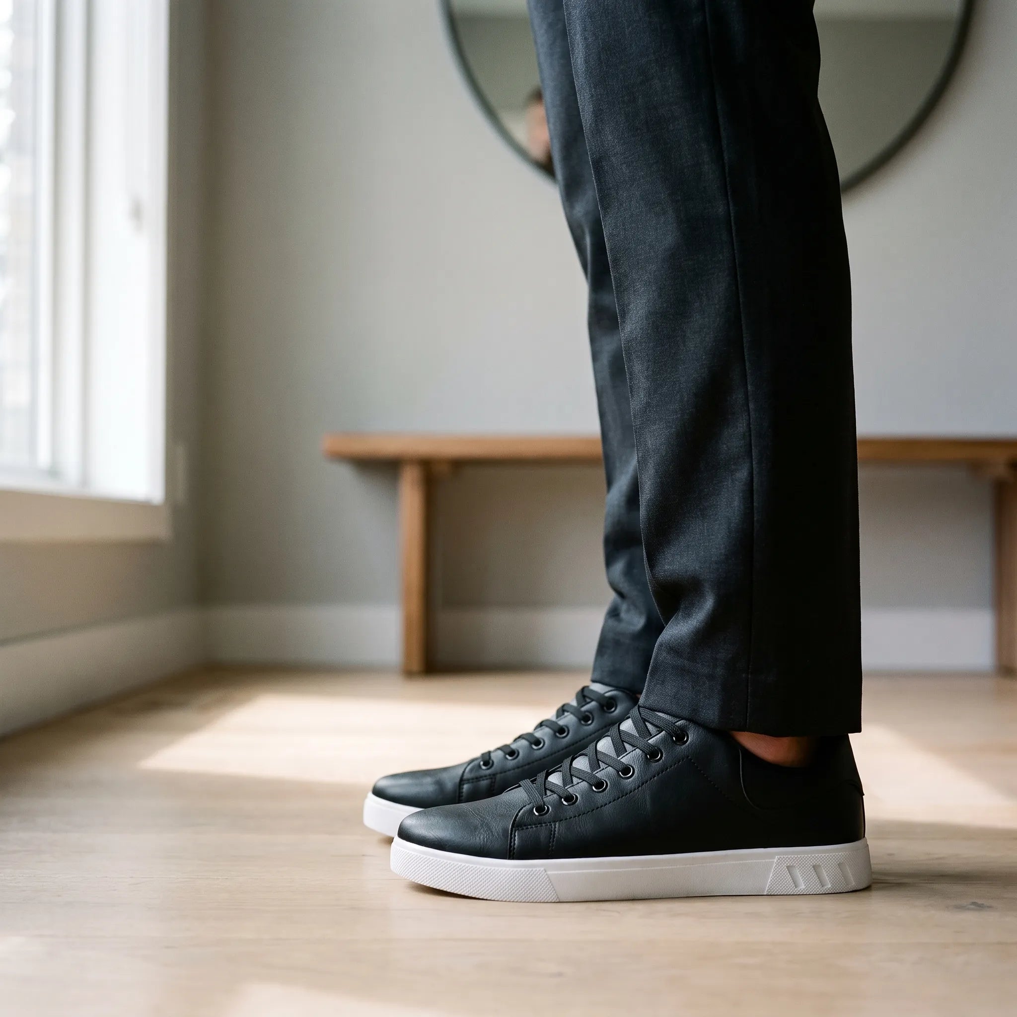 Cavenso  - Smart Casual Low Top Mens Trainers Office Commutes