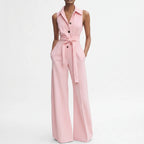 Celeria  - Elegant Wide-Leg Women's Jumpsuit Office Meetings
