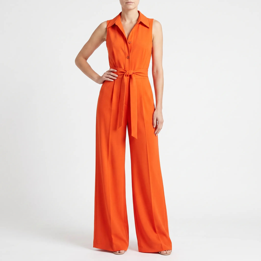 Celeria  - Elegant Wide-Leg Women's Jumpsuit Office Meetings