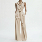 Celeria  - Elegant Wide-Leg Women's Jumpsuit Office Meetings
