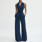 Celeria  - Elegant Wide-Leg Women's Jumpsuit Office Meetings