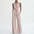 Celeria  - Elegant Wide-Leg Women's Jumpsuit Office Meetings