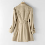 Women's velvet midi dress with round neck, long sleeves and pleated skirt
