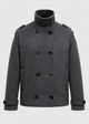 Men's Oversized Double-Breasted Peacoat