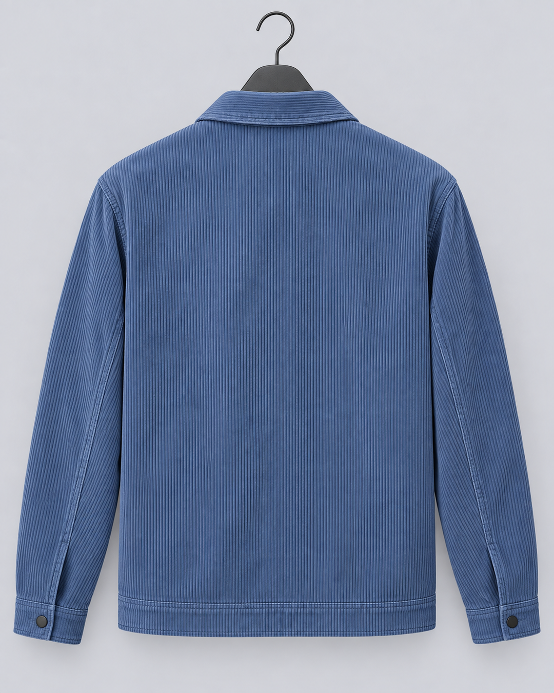 Men's corduroy overshirt jacket with a button front and chest pockets