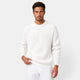 Men's ribbed crew neck sweater with long sleeves