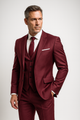 Men's Slim Fit Three-Piece Suit