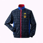 Reversible red and navy Manchester United windbreaker jacket