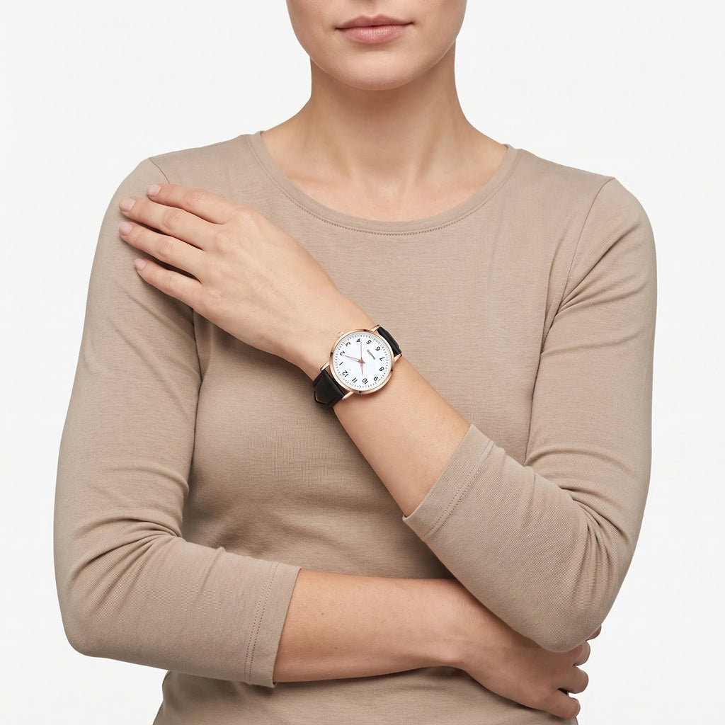 Chronelle  - Classic Round Dial Womens Watch Everyday Timekeeping
