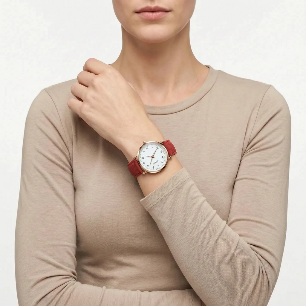 Chronelle  - Classic Round Dial Womens Watch Everyday Timekeeping