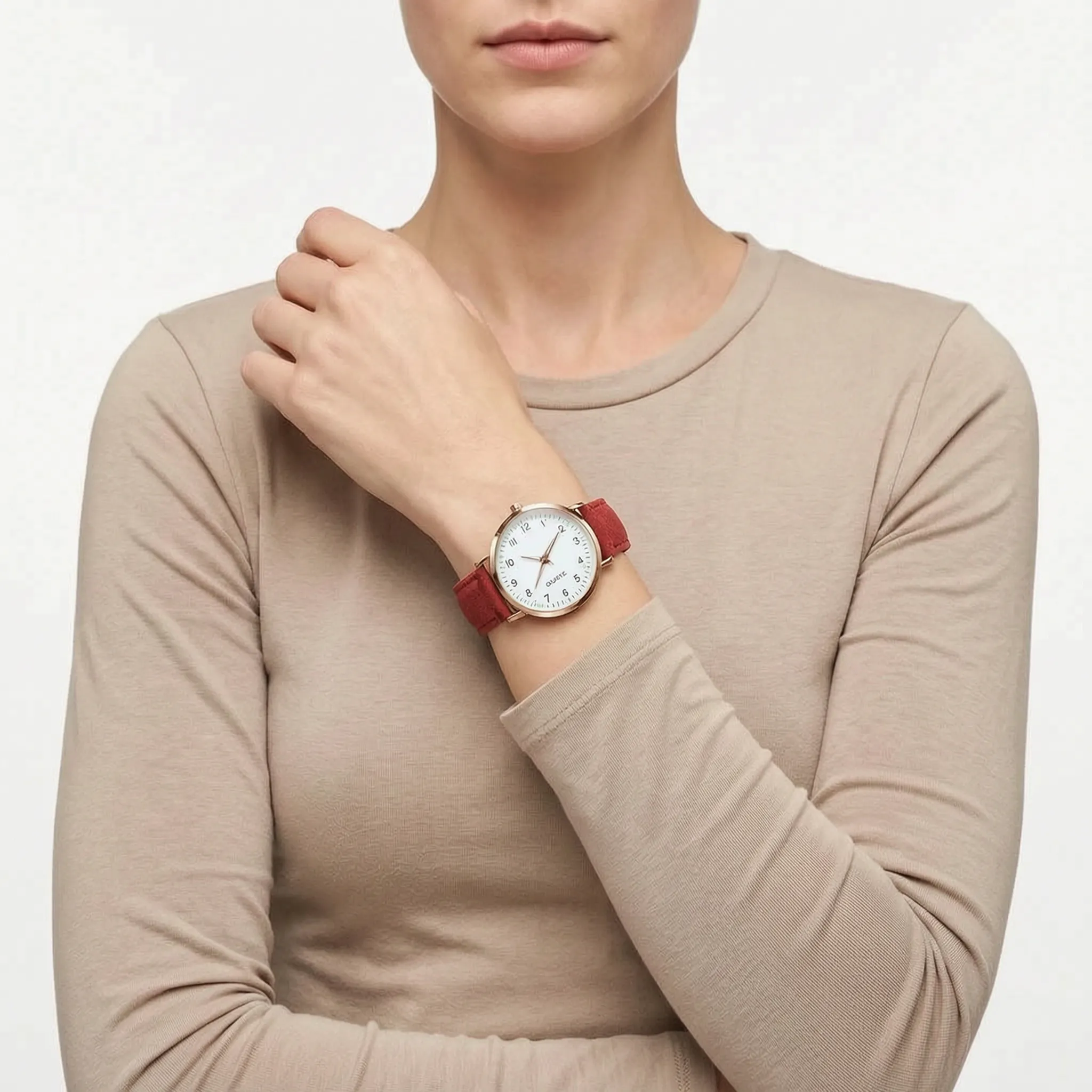 Chronelle  - Classic Round Dial Womens Watch Everyday Timekeeping