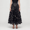 Circla  - A-Line 3D Polka Dot Midi Skirt Wedding Guest Outfits