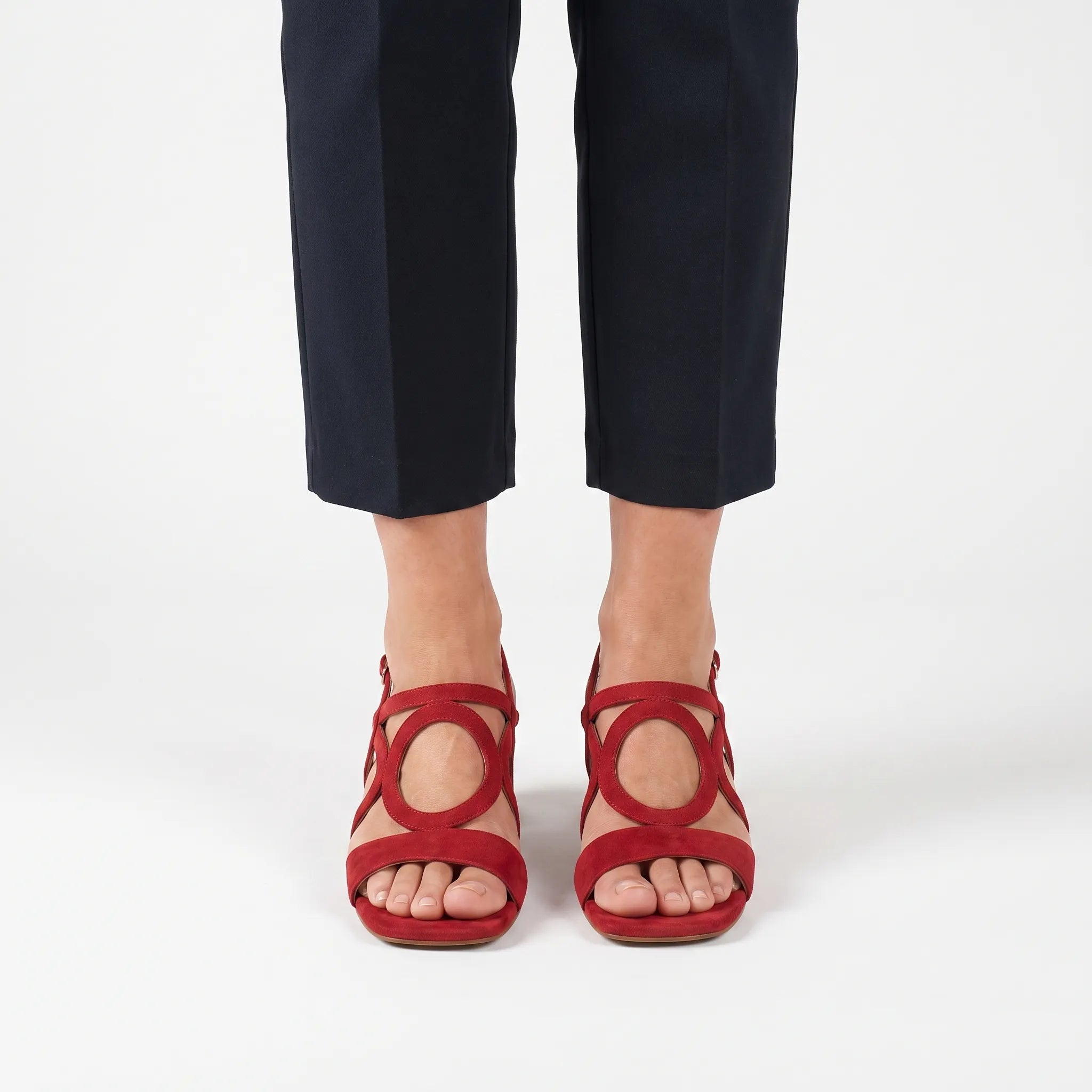 Ciroly  - Square Toe Block Heel Sandals Warm Weather Outings