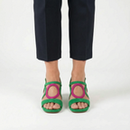 Ciroly  - Square Toe Block Heel Sandals Warm Weather Outings