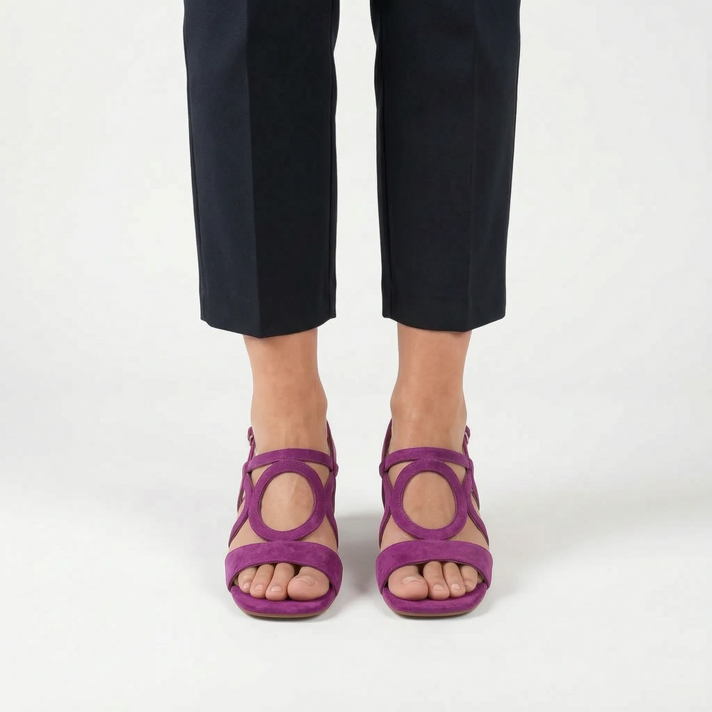 Ciroly  - Square Toe Block Heel Sandals Warm Weather Outings