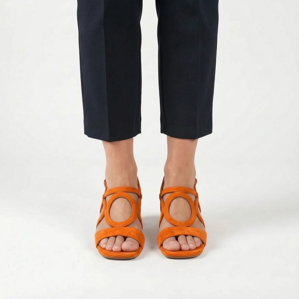 Ciroly  - Square Toe Block Heel Sandals Warm Weather Outings
