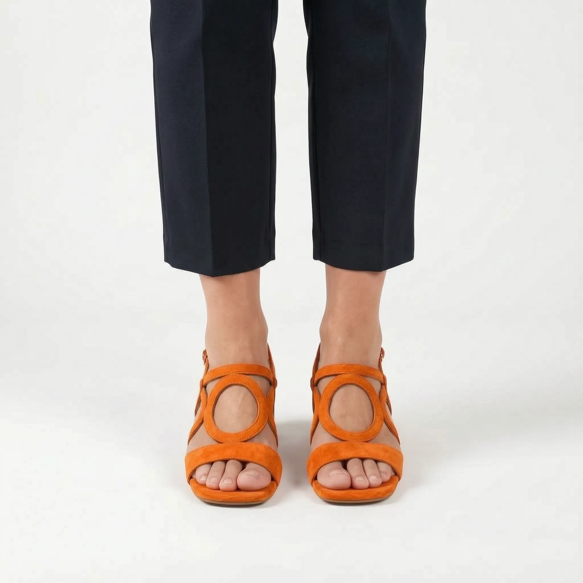 Ciroly  - Square Toe Block Heel Sandals Warm Weather Outings