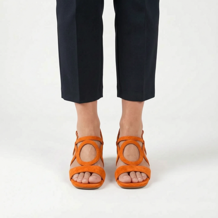 Ciroly  - Square Toe Block Heel Sandals Warm Weather Outings