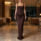 Corsina  - Structured Formal Corset Maxi Dress Formal Evening Events