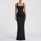 Corsina  - Structured Formal Corset Maxi Dress Formal Evening Events