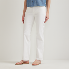 Women's high-rise bootcut jeans with five-pocket design