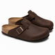 Positano backless clog loafers with adjustable buckle straps