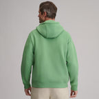 Men's full-zip hooded sweatshirt with long sleeves and front pockets