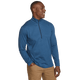Men's long-sleeve mock neck half-zip sweatshirt