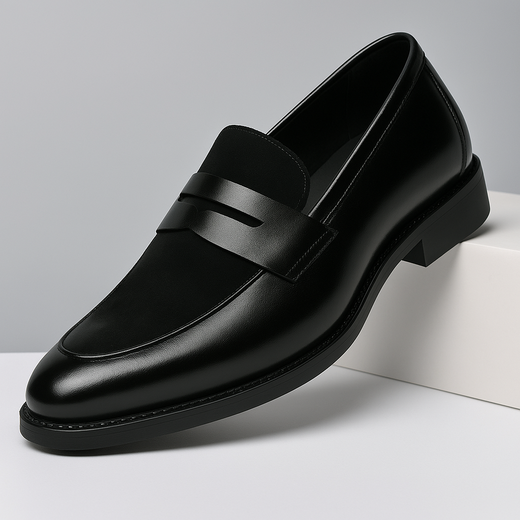 Women's classic penny loafers with slip-on design