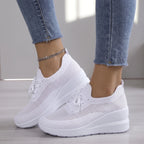 Elevata  - Casual Wedge Platform Trainers Casual Daily Wear