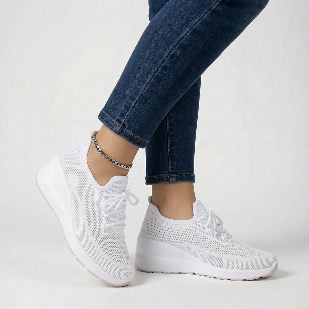 Elevata  - Casual Wedge Platform Trainers Casual Daily Wear