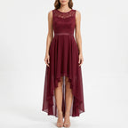 Evadour  - High-Low Formal Maxi Dress Wedding Receptions
