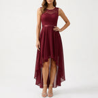 Evadour  - High-Low Formal Maxi Dress Wedding Receptions
