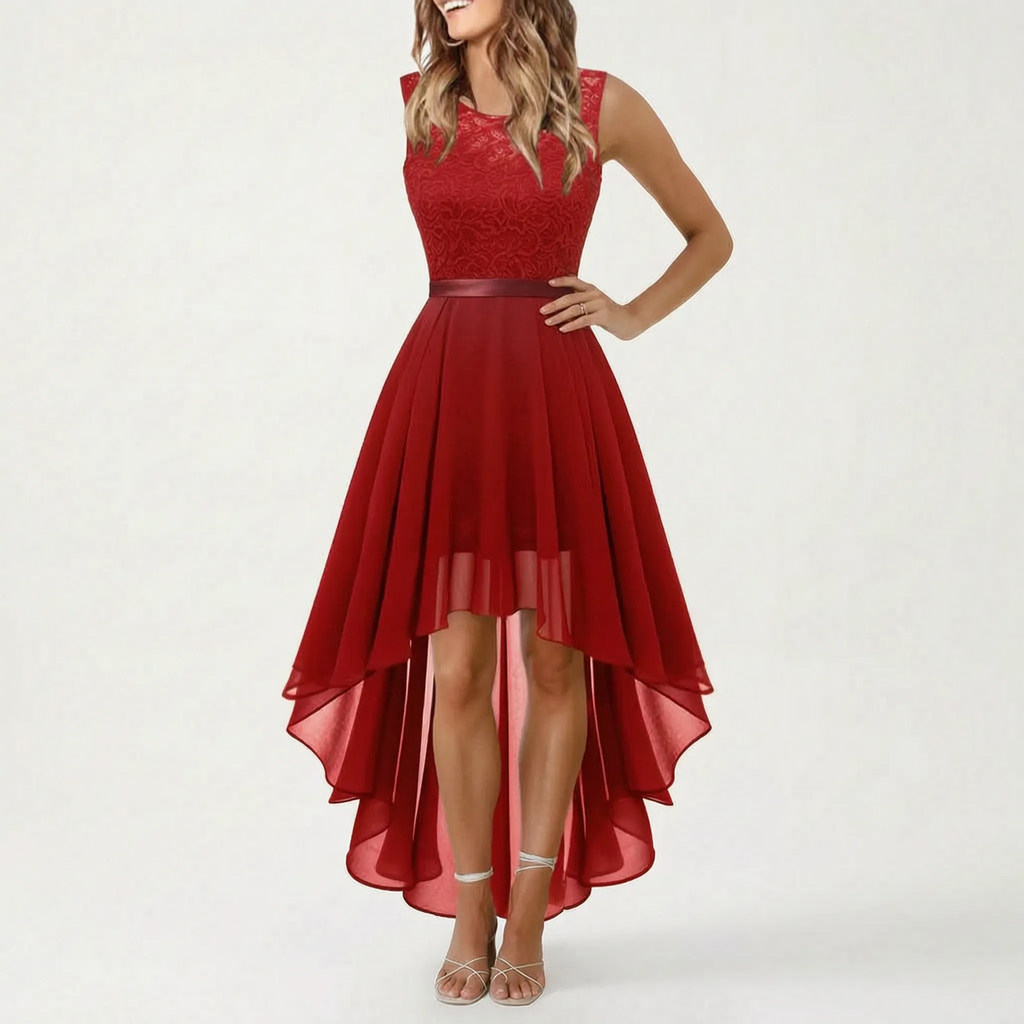 Evadour  - High-Low Formal Maxi Dress Wedding Receptions