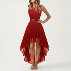 Evadour  - High-Low Formal Maxi Dress Wedding Receptions