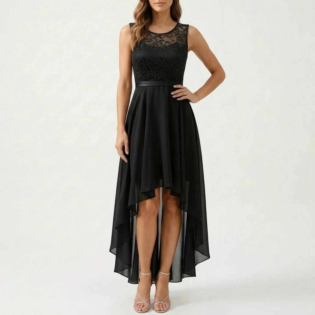 Evadour  - High-Low Formal Maxi Dress Wedding Receptions