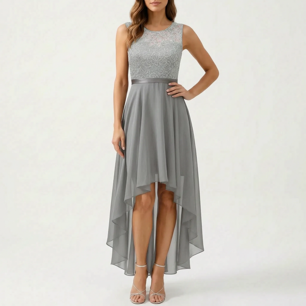 Evadour  - High-Low Formal Maxi Dress Wedding Receptions