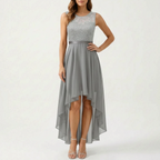 Evadour  - High-Low Formal Maxi Dress Wedding Receptions