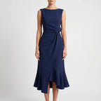 EvoraDress  - Elegant Sleeveless Midi Dress Wedding Receptions