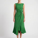 EvoraDress  - Elegant Sleeveless Midi Dress Wedding Receptions
