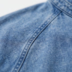 Faderly  - Vintage Washed Short Sleeve Henley Shirt Everyday Casual Wear