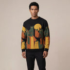 Felinox  - Men's Long Sleeve Graphic Jumper Casual Daily Wear